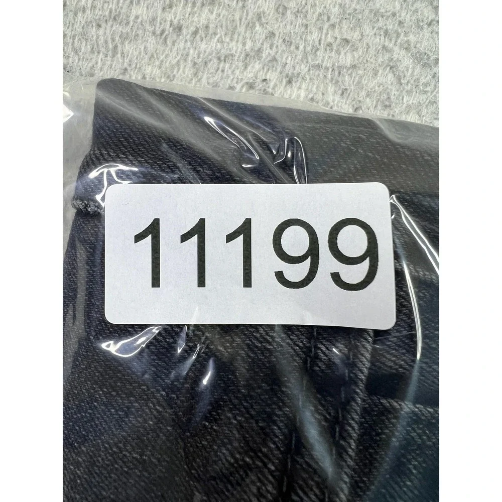 Levis‎ 505 Jeans Mens 36x30 Black Straight Leg Denim Stretch Classic 5 Pocket